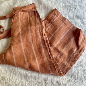 ANTHROPOLOGIE Linen Capris